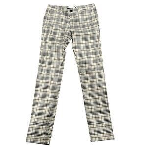 TOPMAN Men's Super Skinny Plaid Pant Beige Brown Size 30x32